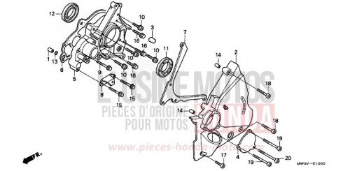 ABDECKUNG, LINKS CB750F2X de 1999